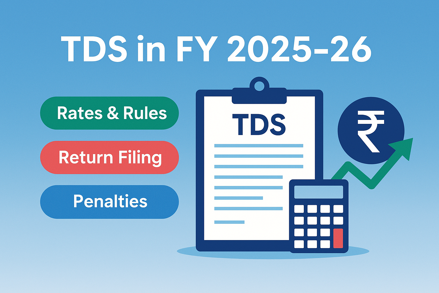 TDS Rules and Rates for FY 2025–26: Updated Guide for Taxpayers and Businesses